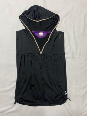 Freddy Black Tank Top with Contrast Trim